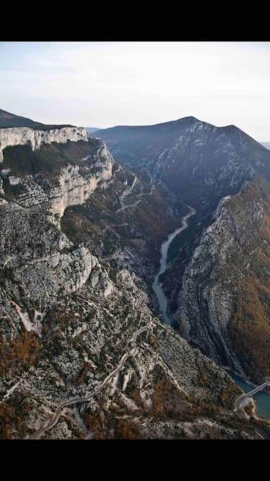 Studio Vue Sur La Roche, Au Calme Moustiers #1 Apartment Екстериор снимка
